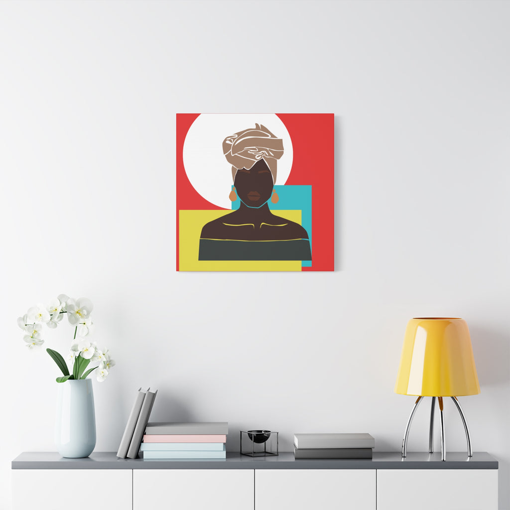 Headwrap Woman — Canvas Art