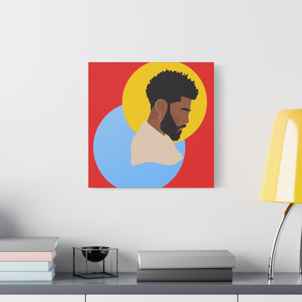 Male Silhouette — Canvas Art