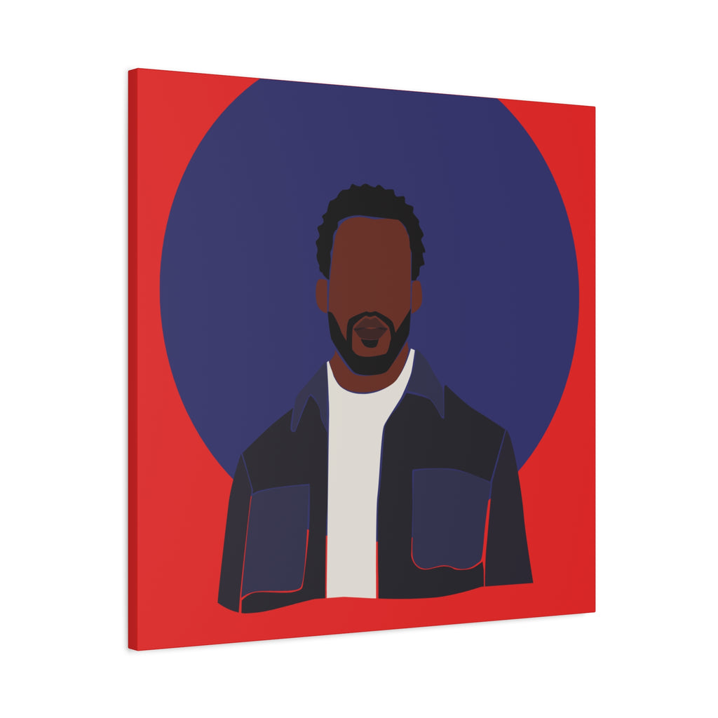 Minimalist Male Abstract — Canvas Art