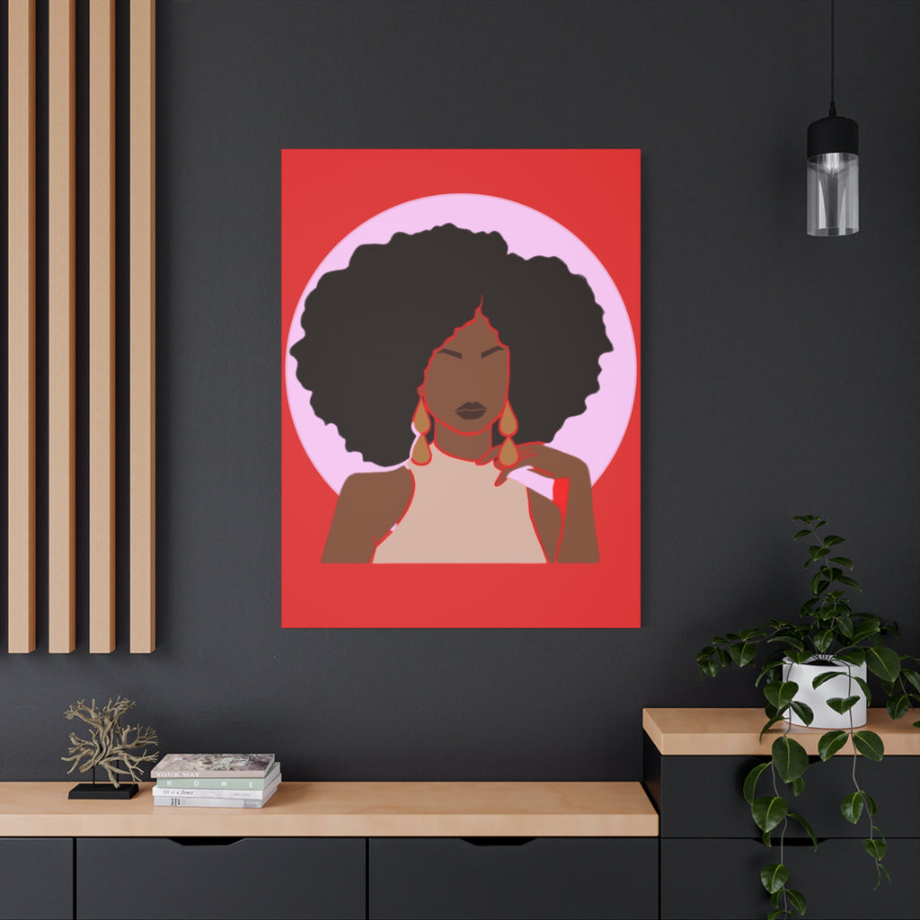 Afro Woman — Art Canvas