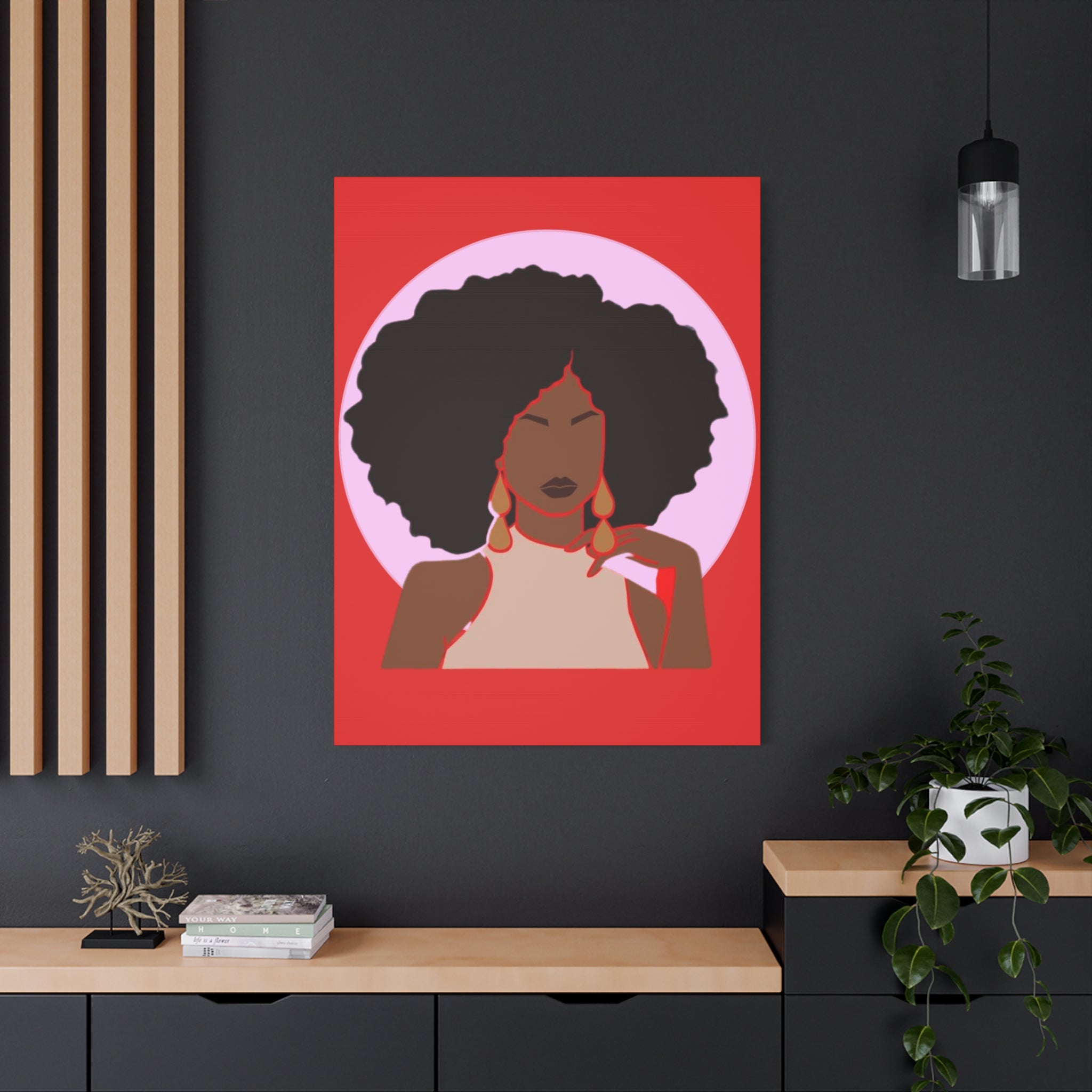 Afro Woman — Art Canvas