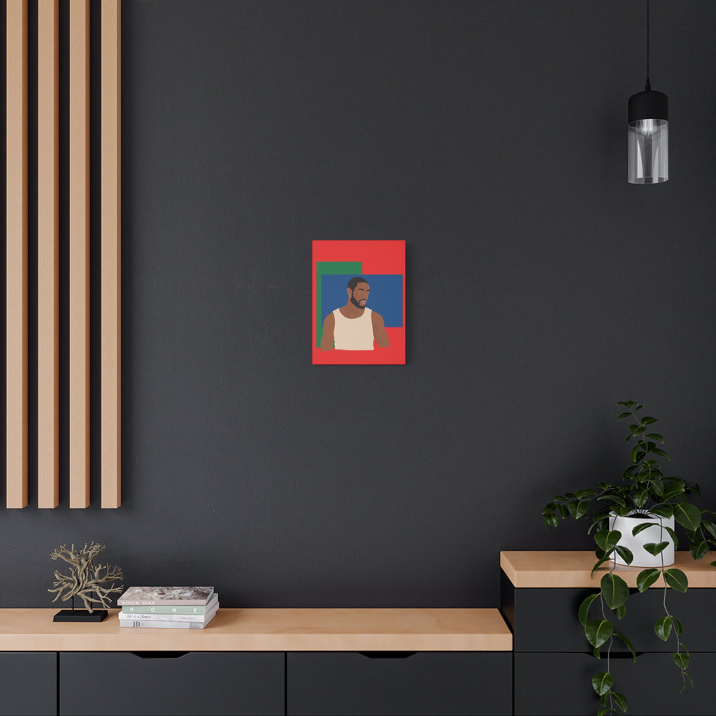 Modern Minimalist Bold Color Block -  Canvas Art