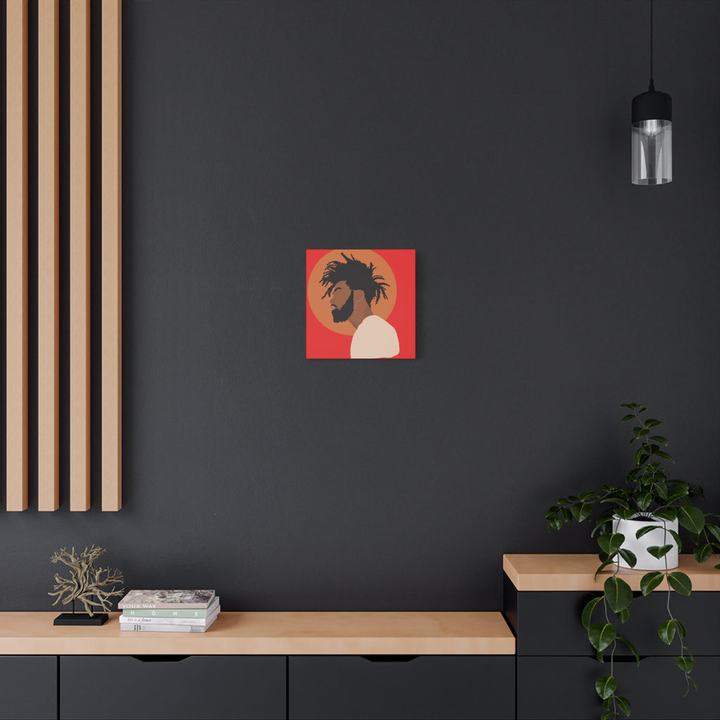 Male with Brown Sun — Canvas Art