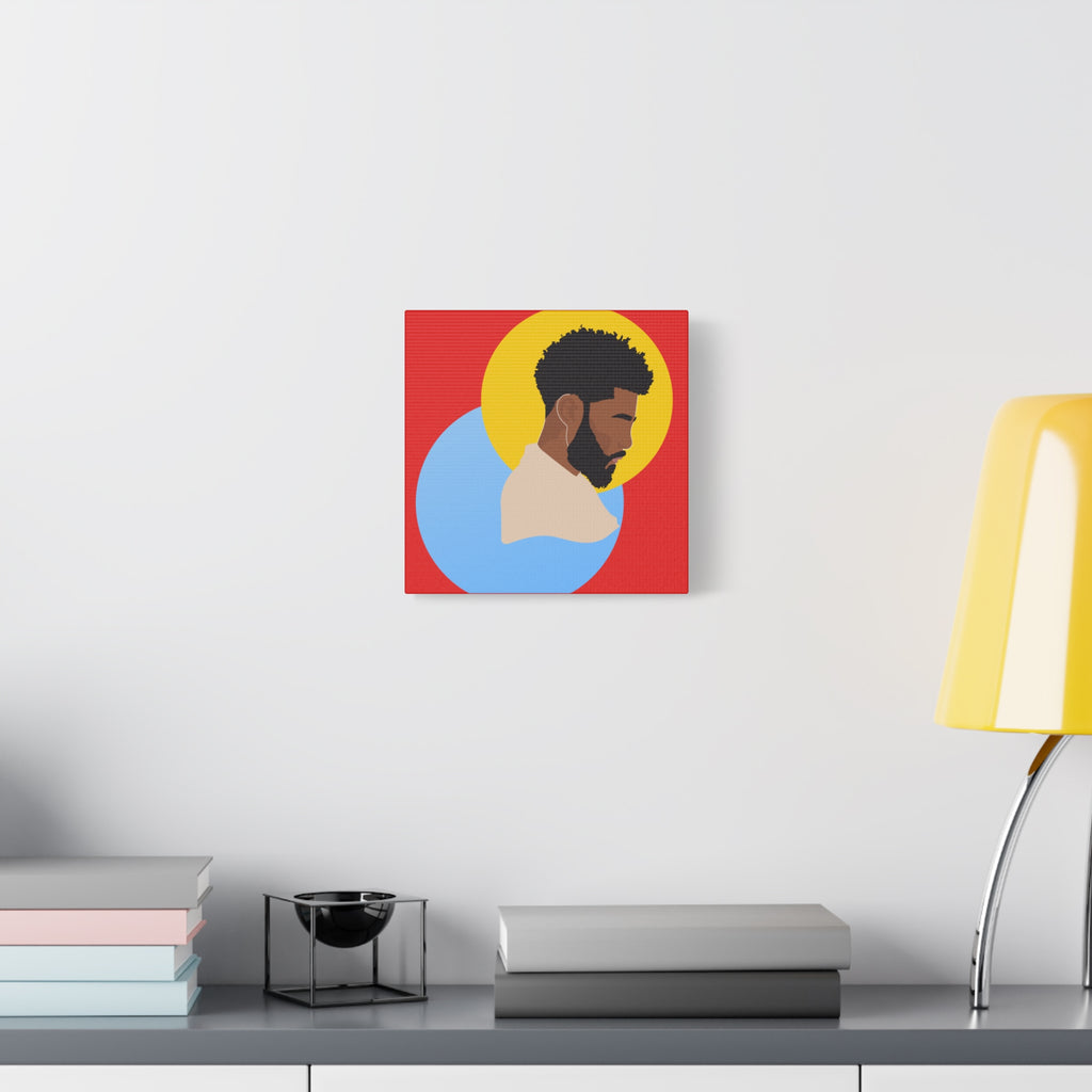 Male Silhouette — Canvas Art