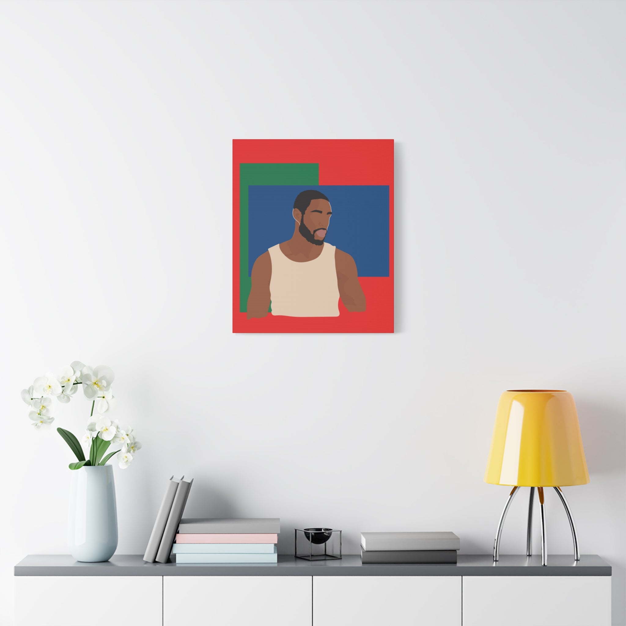 Modern Minimalist Bold Color Block -  Canvas Art