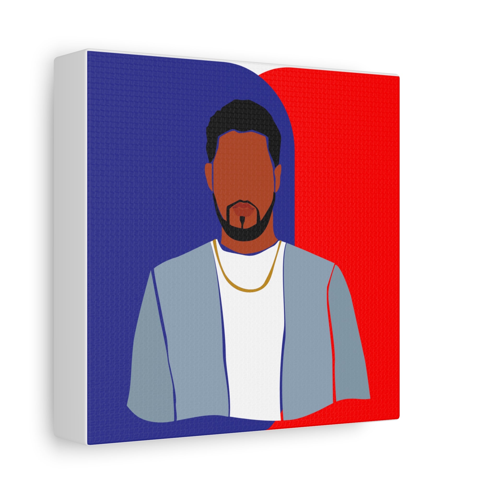 Abstract Male Figure - Canvas Art