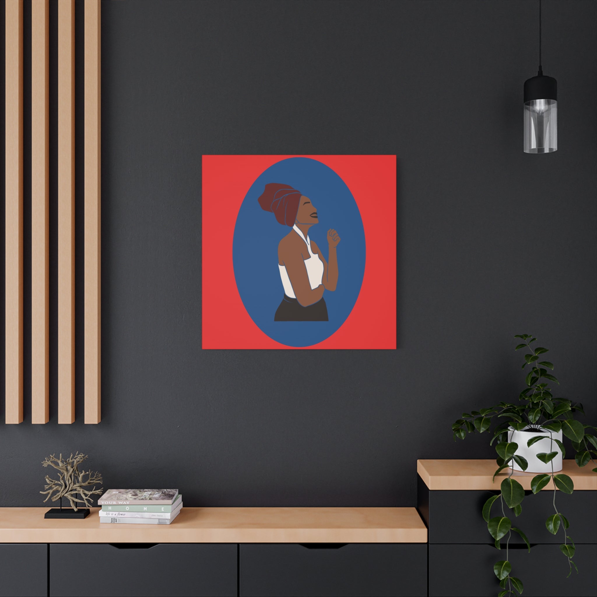 Joyful Woman — Canvas Art