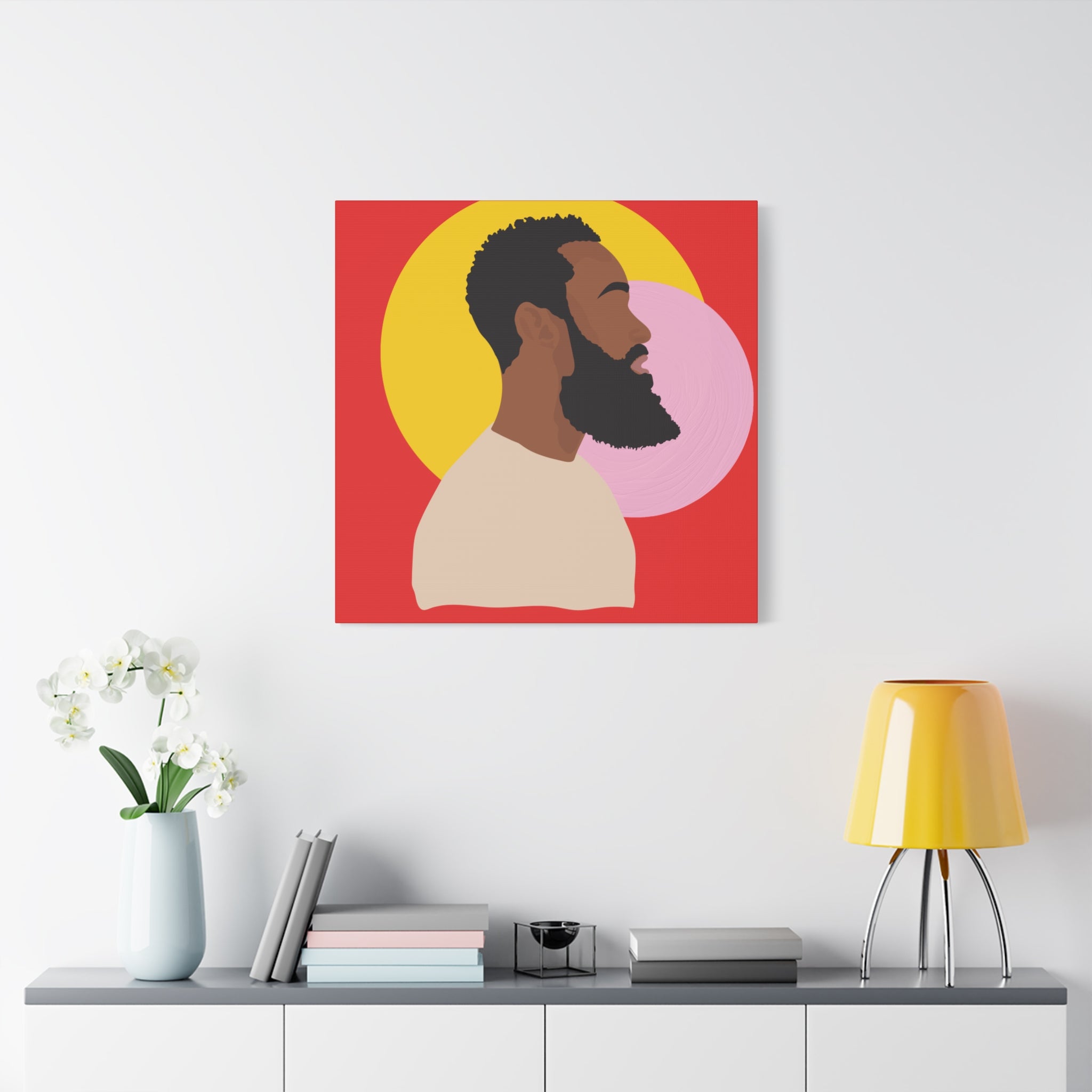 Bearded Man - Canvas Art