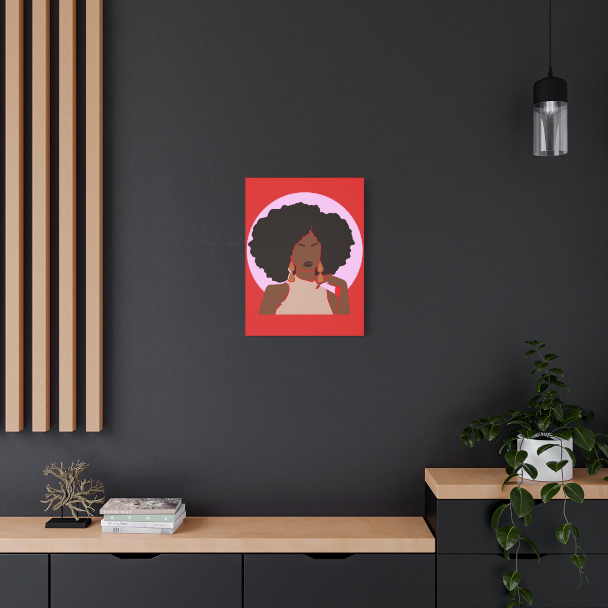 Afro Woman — Art Canvas