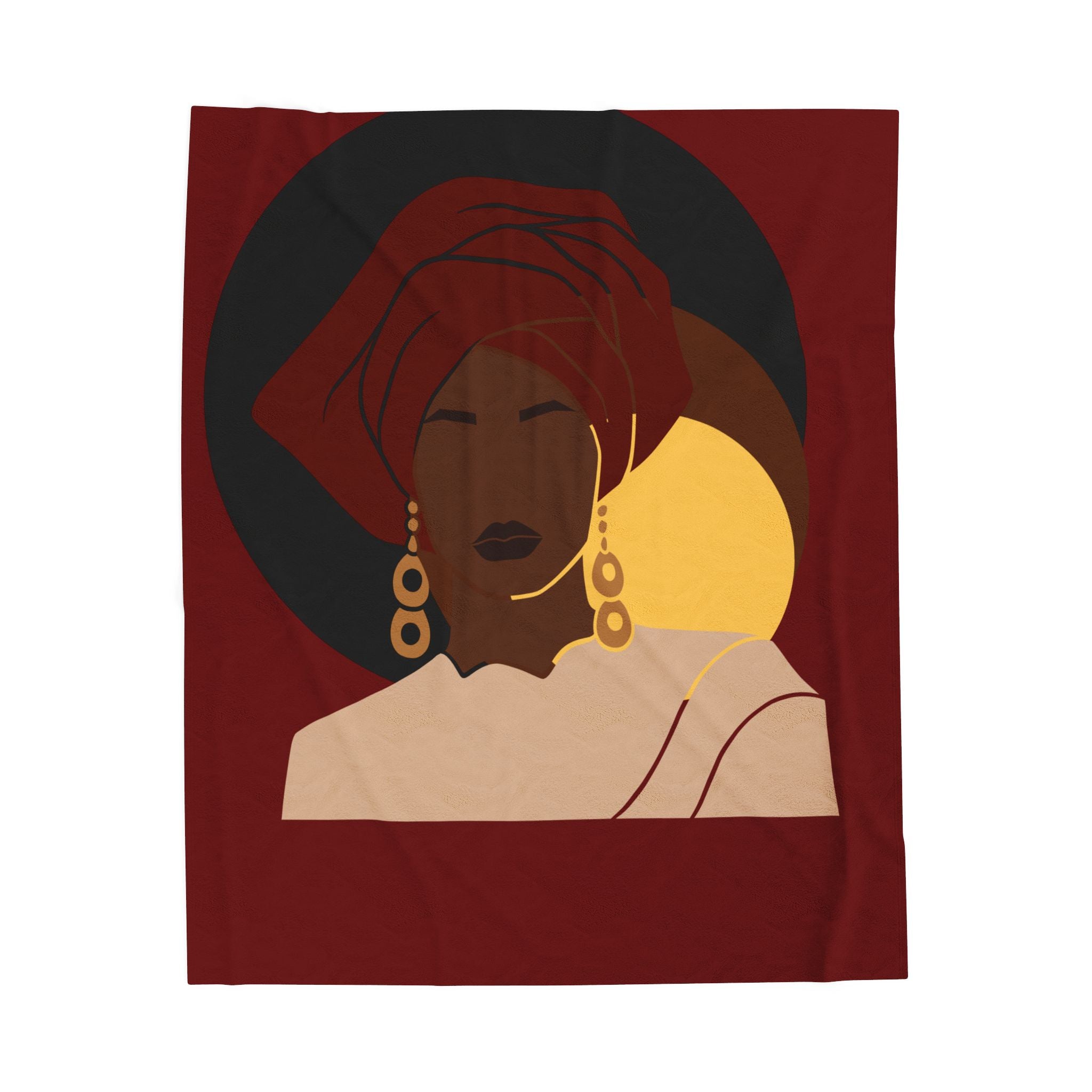 Elegant Afrocentric Woman - Blanket