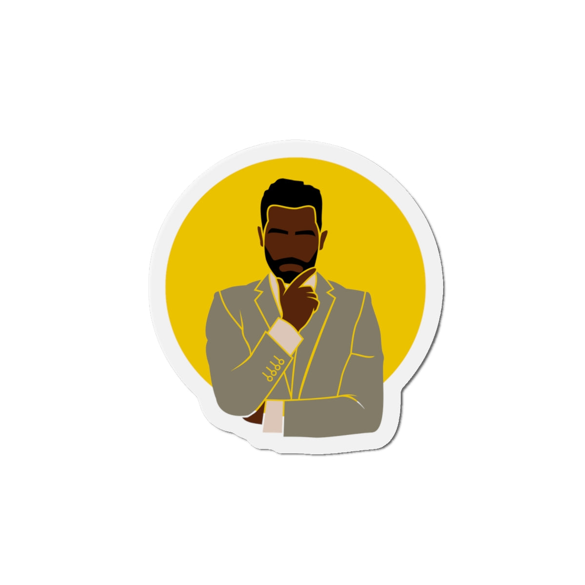 Modern Dapper Gentleman —Magnet