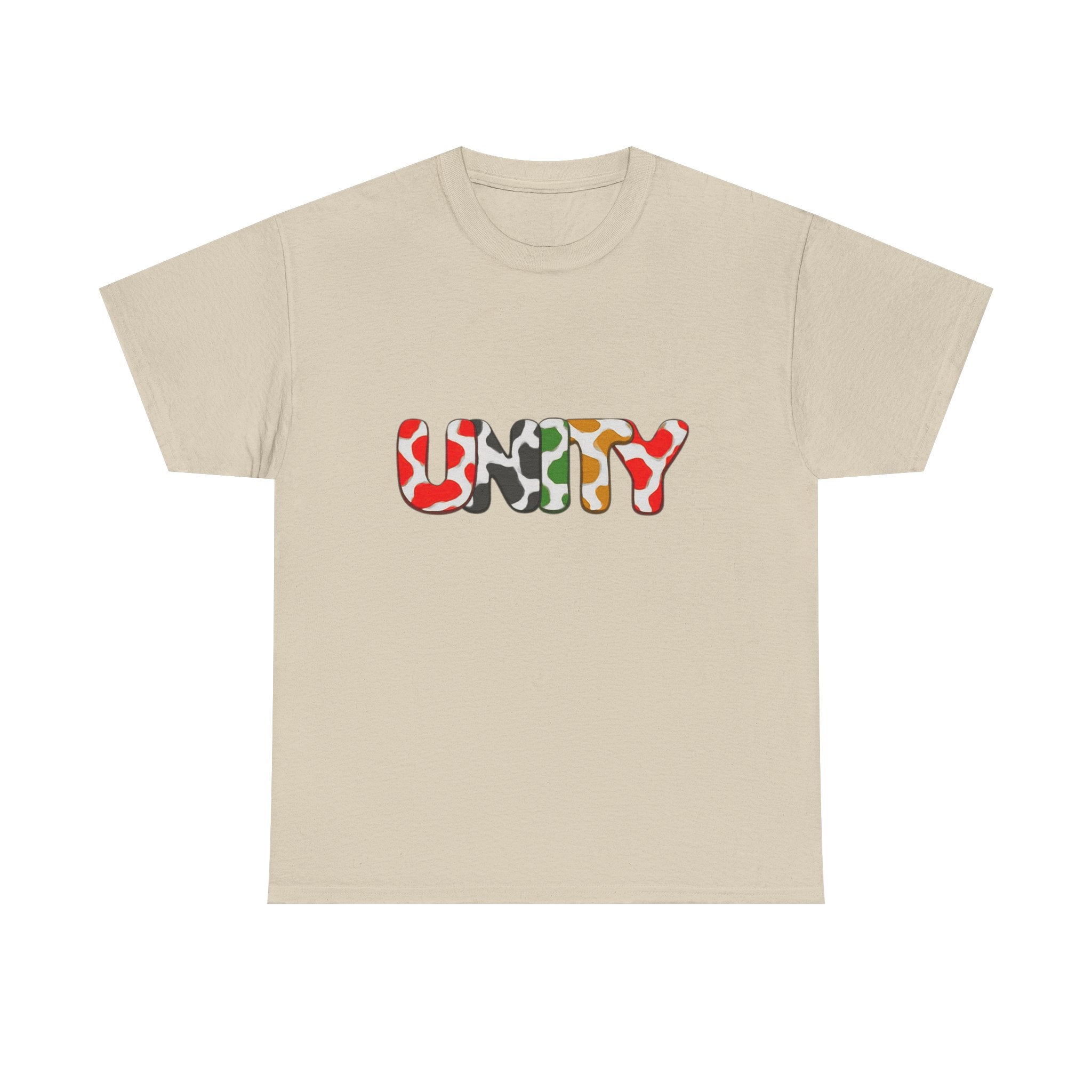 Unity  Colorful Camouflage –Empowerment Tee Shirt