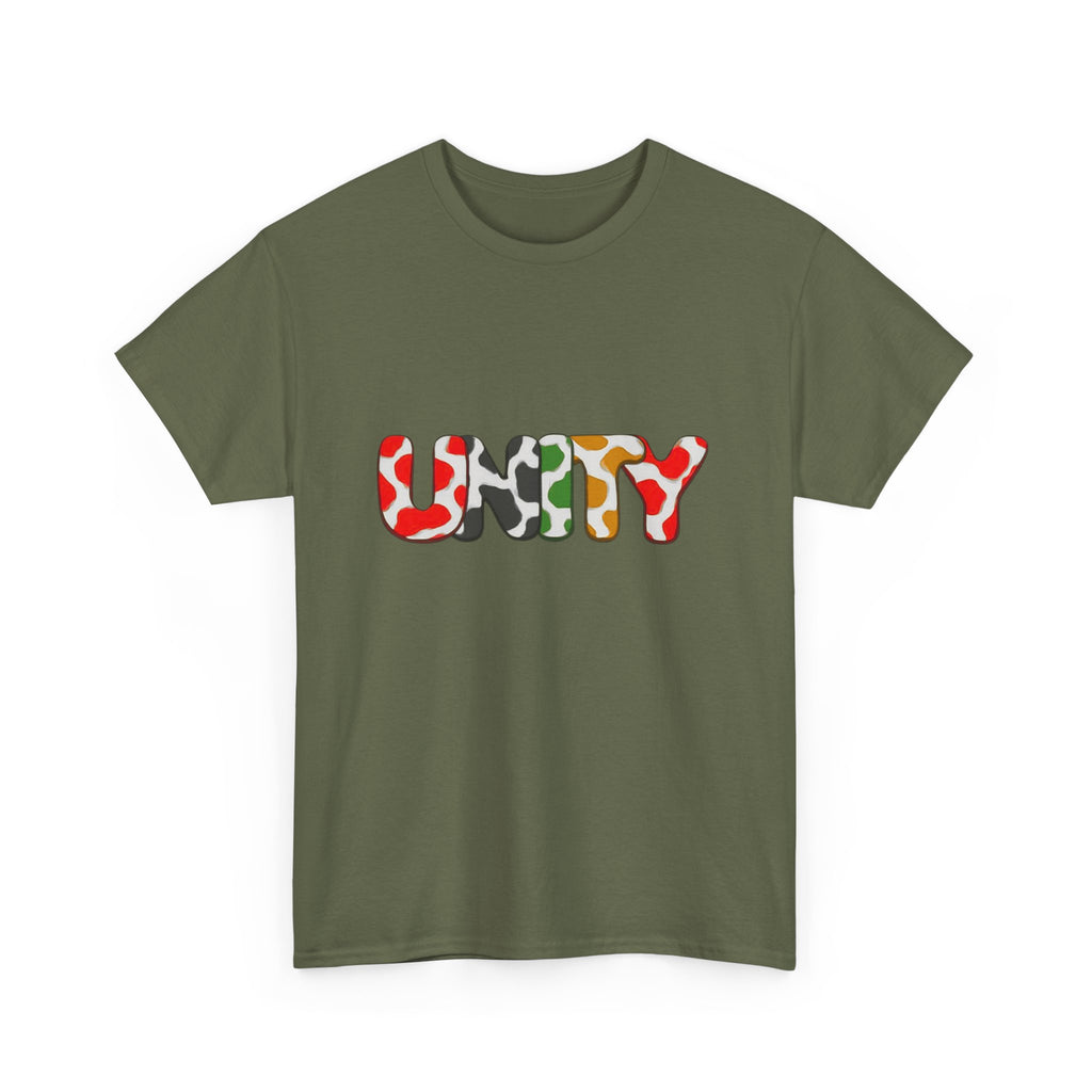 Unity  Colorful Camouflage –Empowerment Tee Shirt