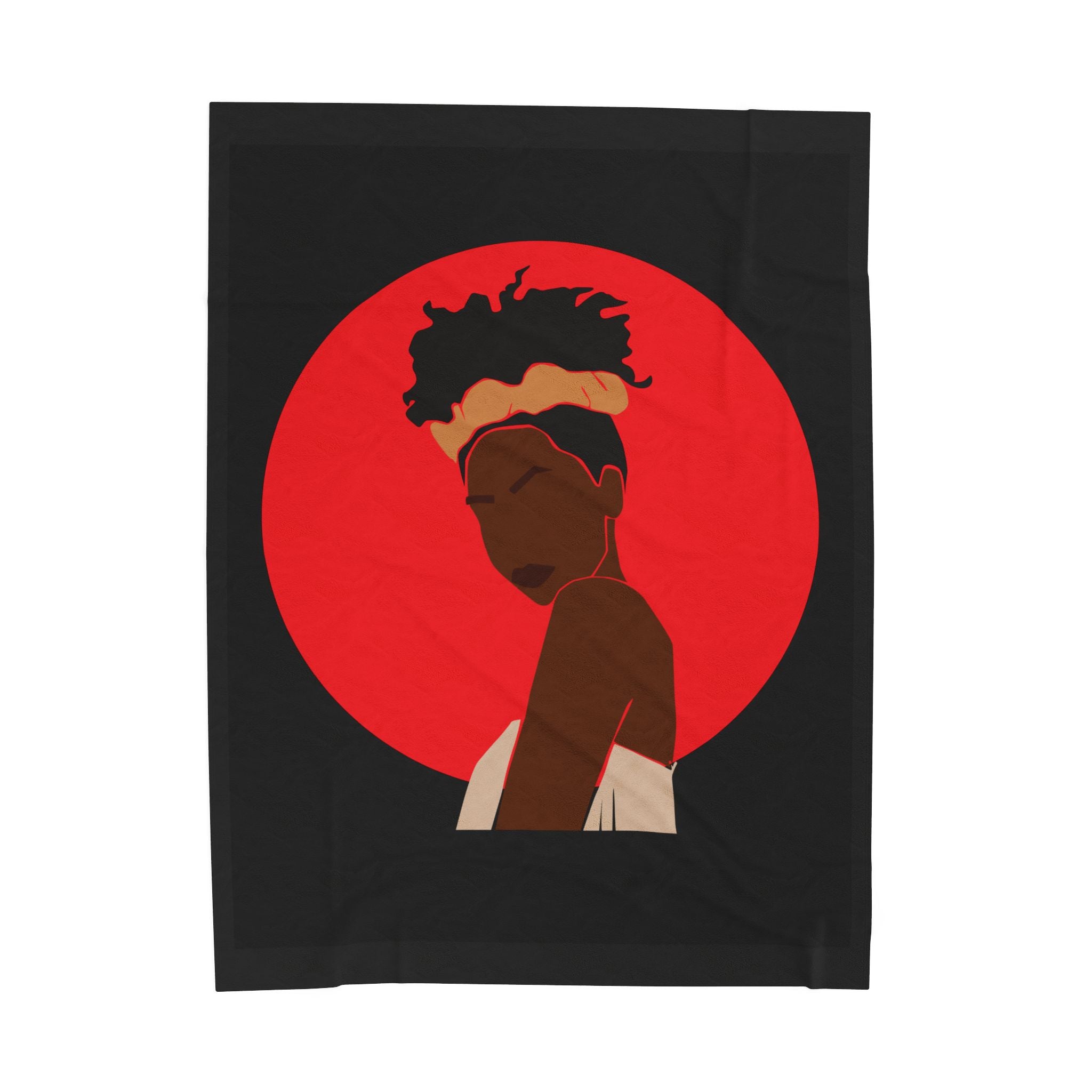 Bold Red Woman - Blanket