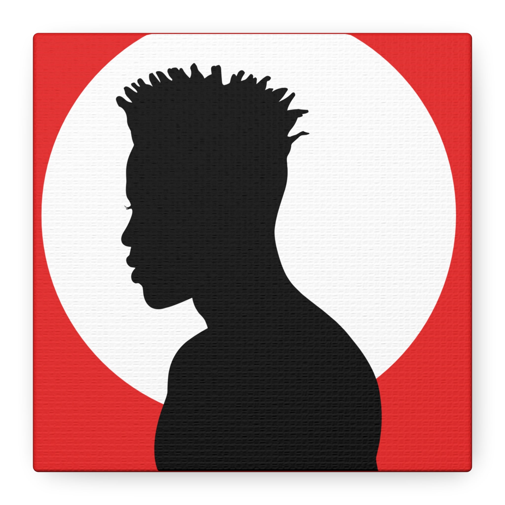 Male Silhouette — Canvas Art