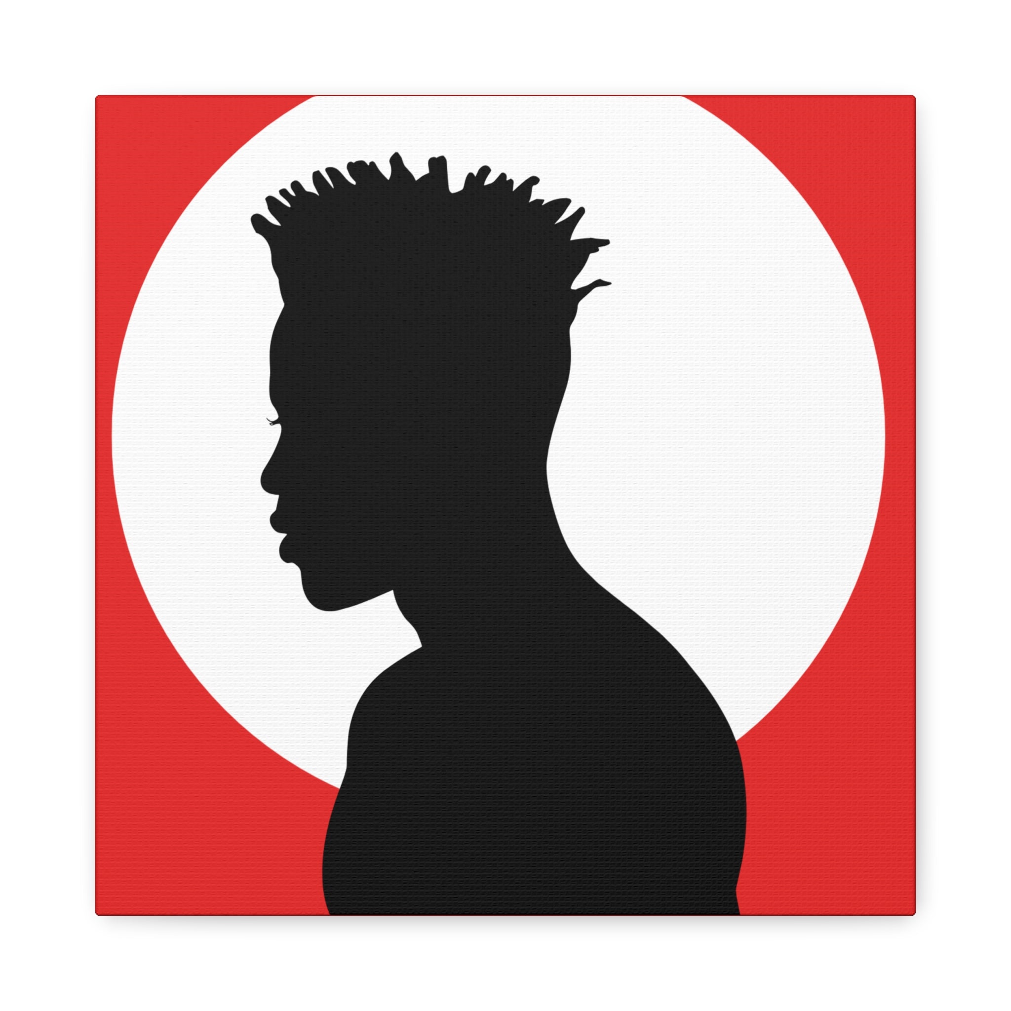 Male Silhouette — Canvas Art