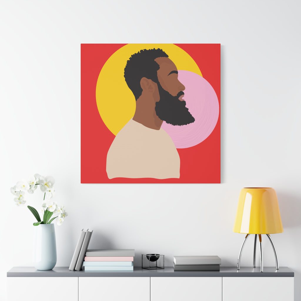 Bearded Man - Canvas Art