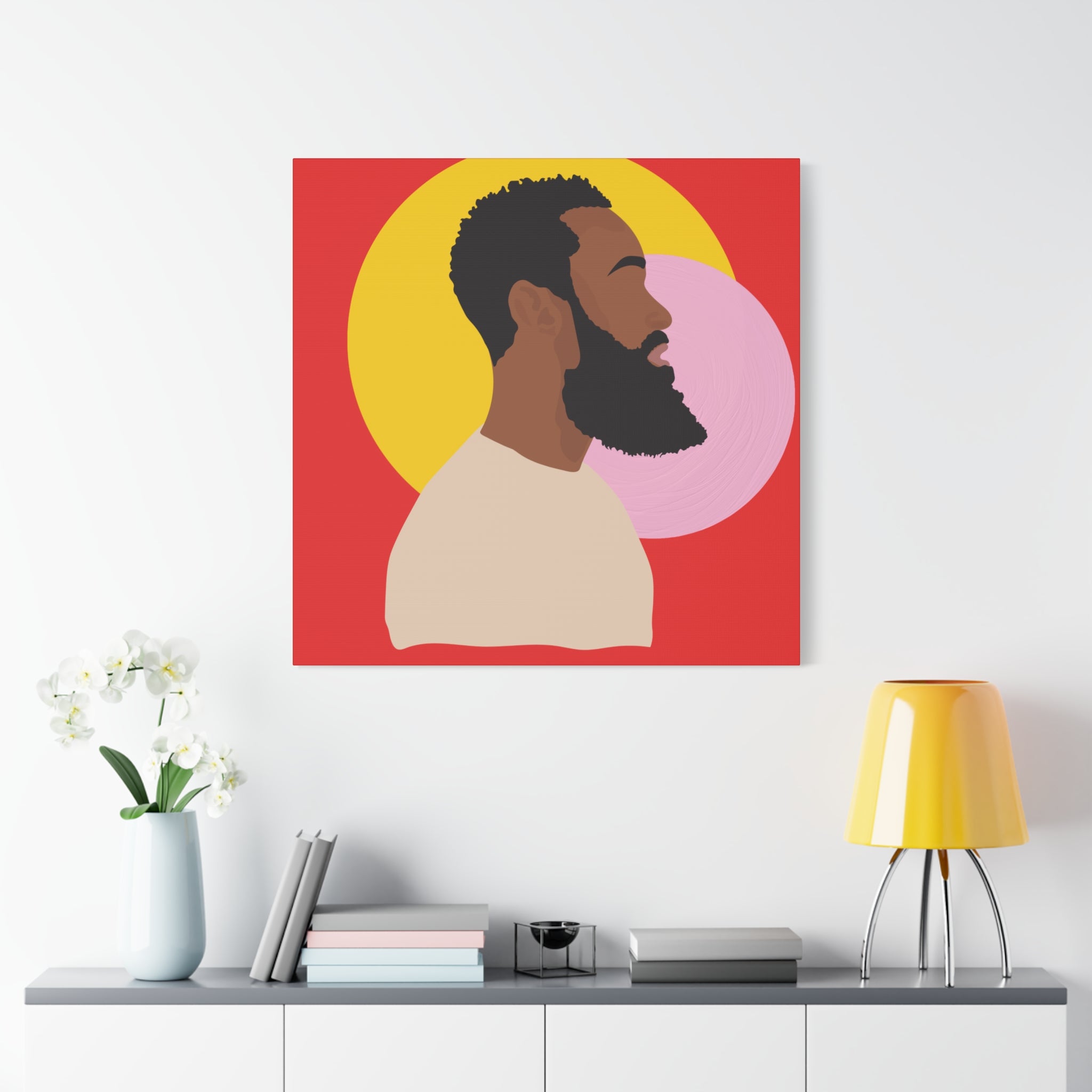 Bearded Man - Canvas Art