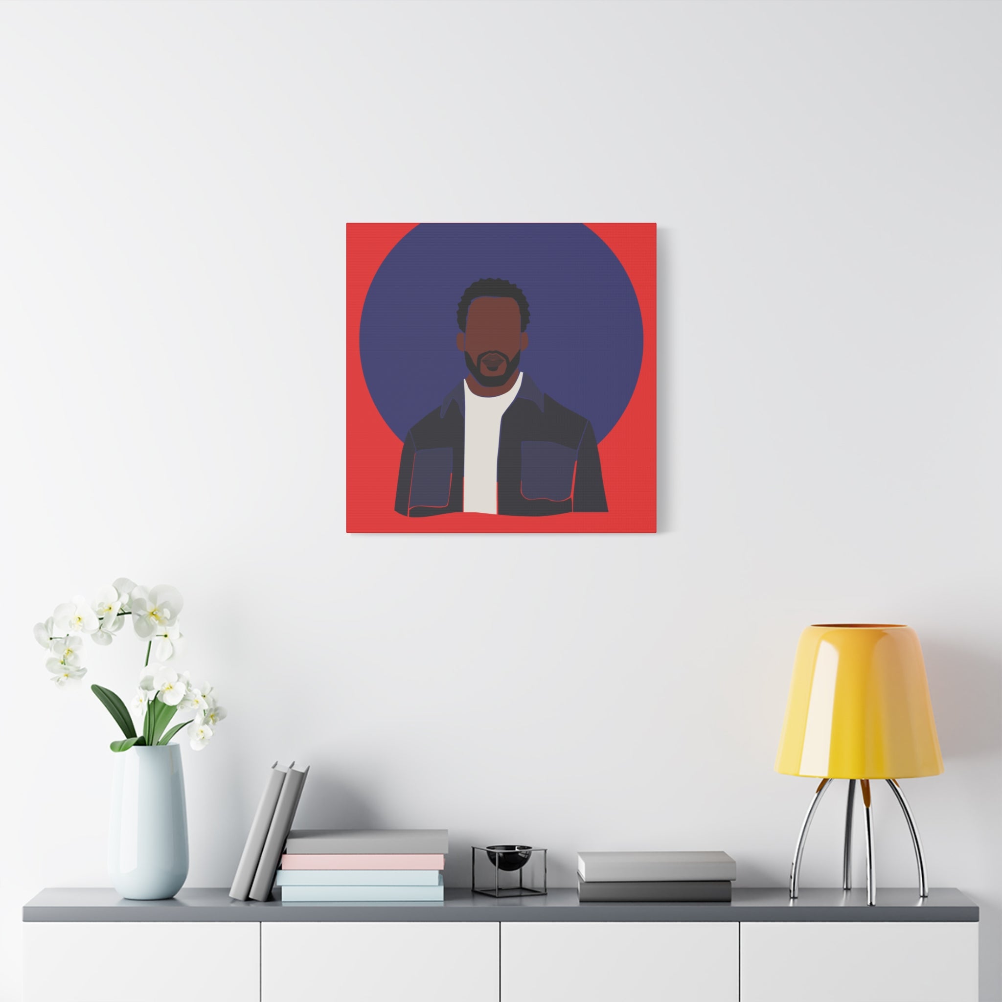 Minimalist Male Abstract — Canvas Art