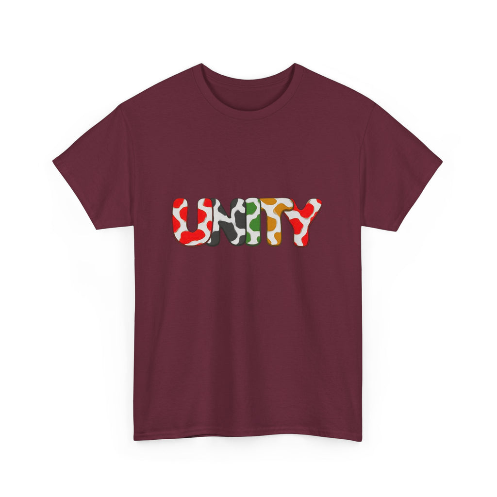Unity  Colorful Camouflage –Empowerment Tee Shirt