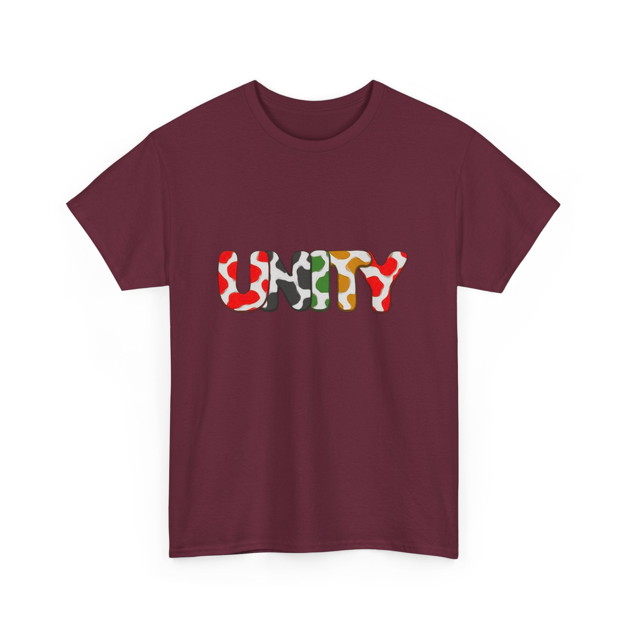 Unity  Colorful Camouflage –Empowerment Tee Shirt