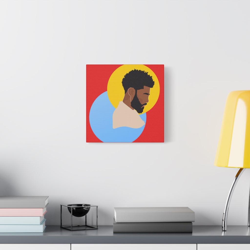 Male Silhouette — Canvas Art