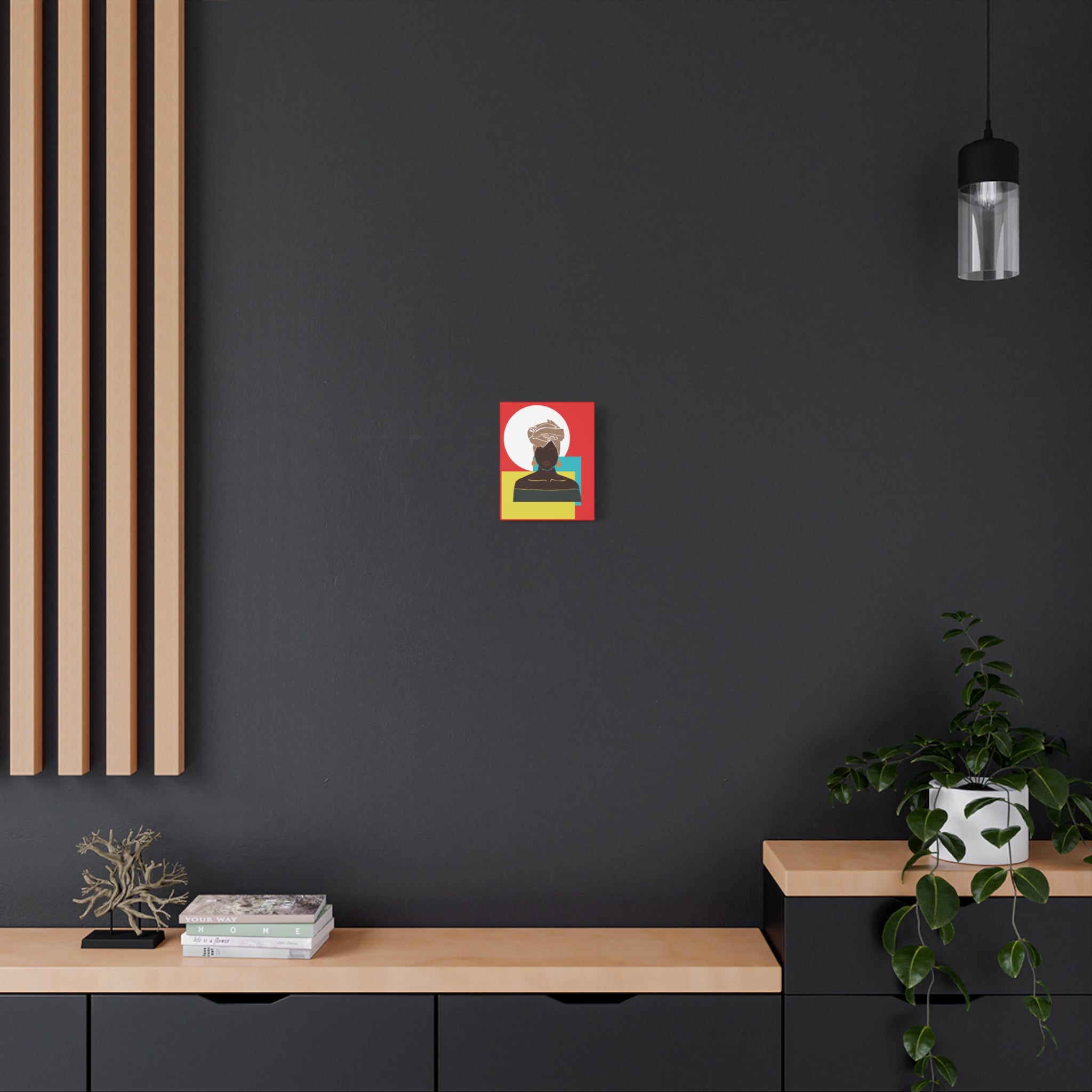 Headwrap Woman — Canvas Art