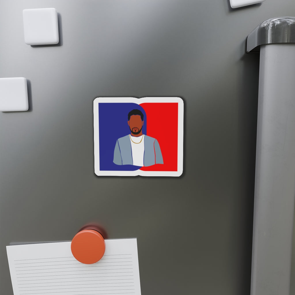 Minimalist Male Blue & Red — Magnet