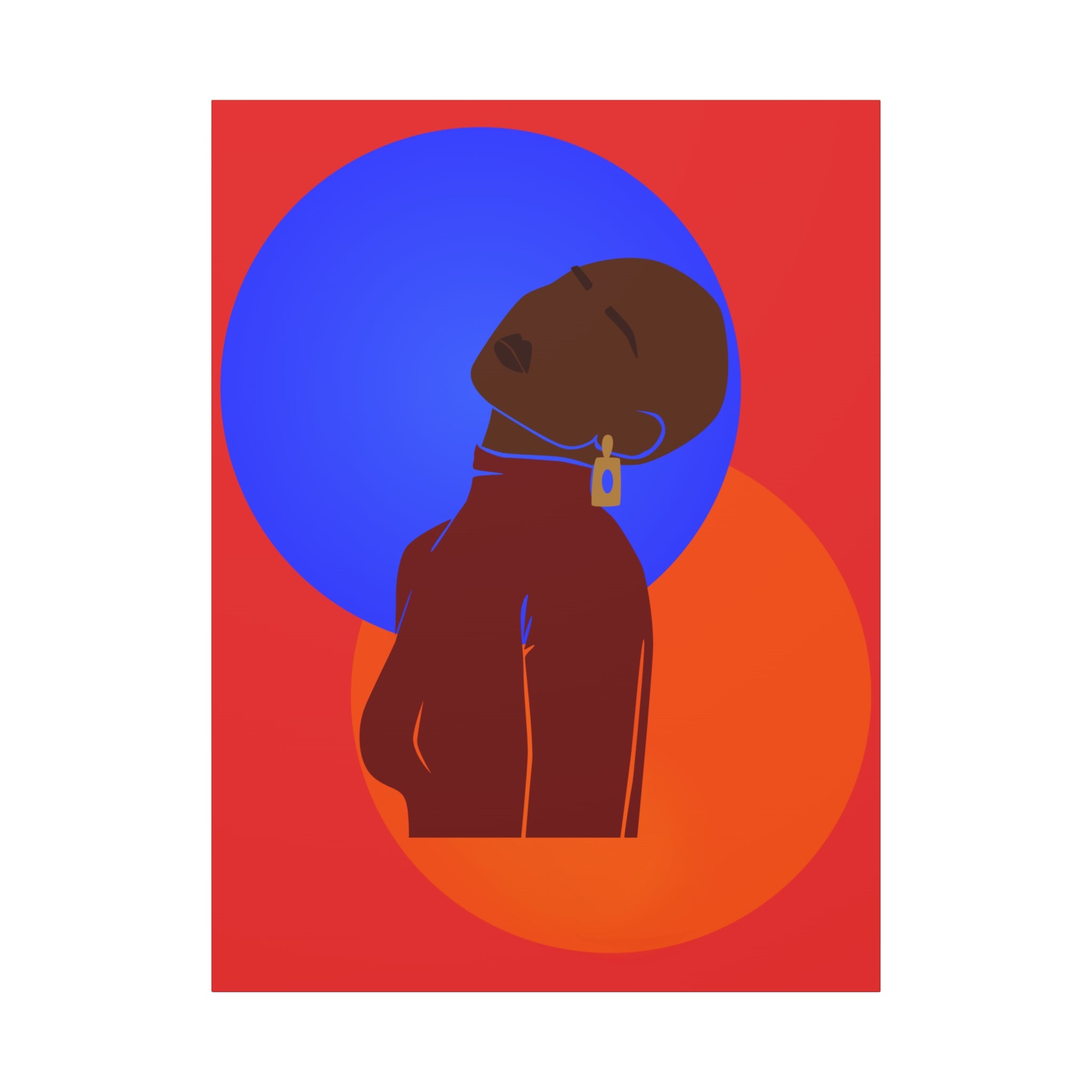 Bold Abstract Woman — Canvas Art