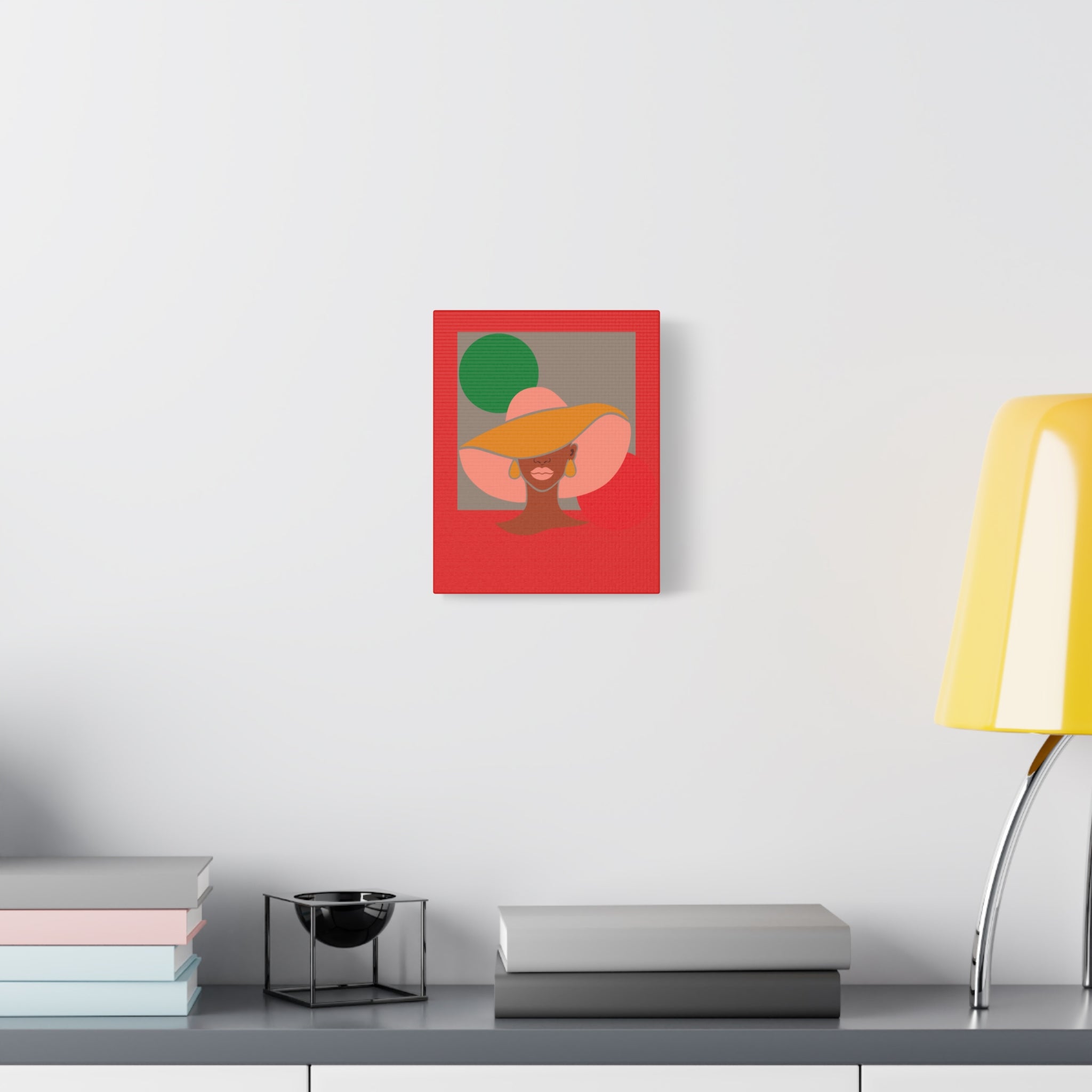 Hat Woman — Canvas Art