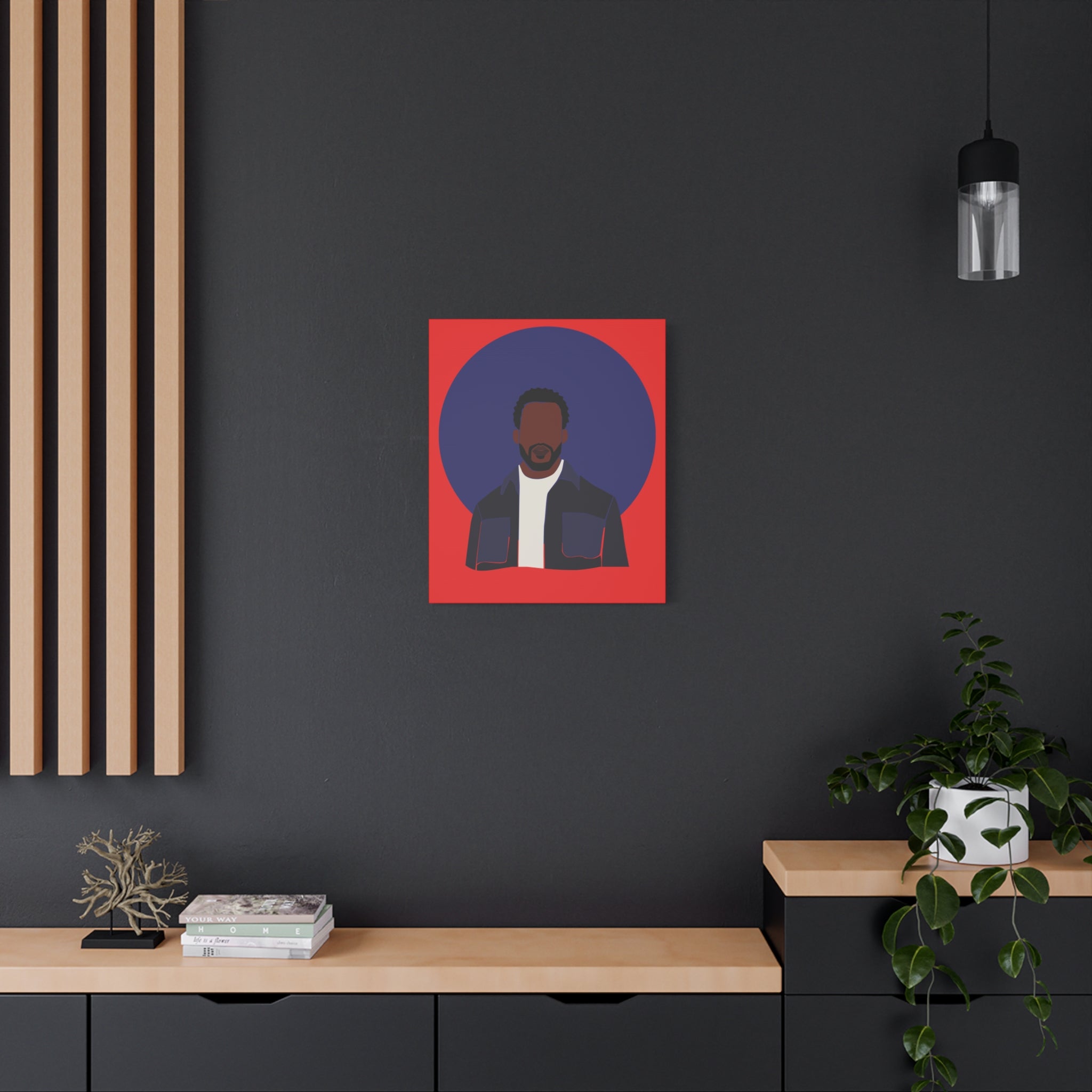 Minimalist Male Abstract — Canvas Art