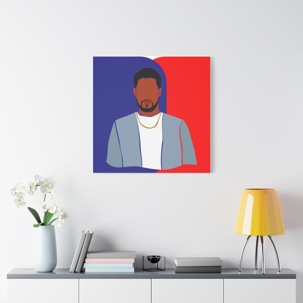 Abstract Male Figure - Canvas Art