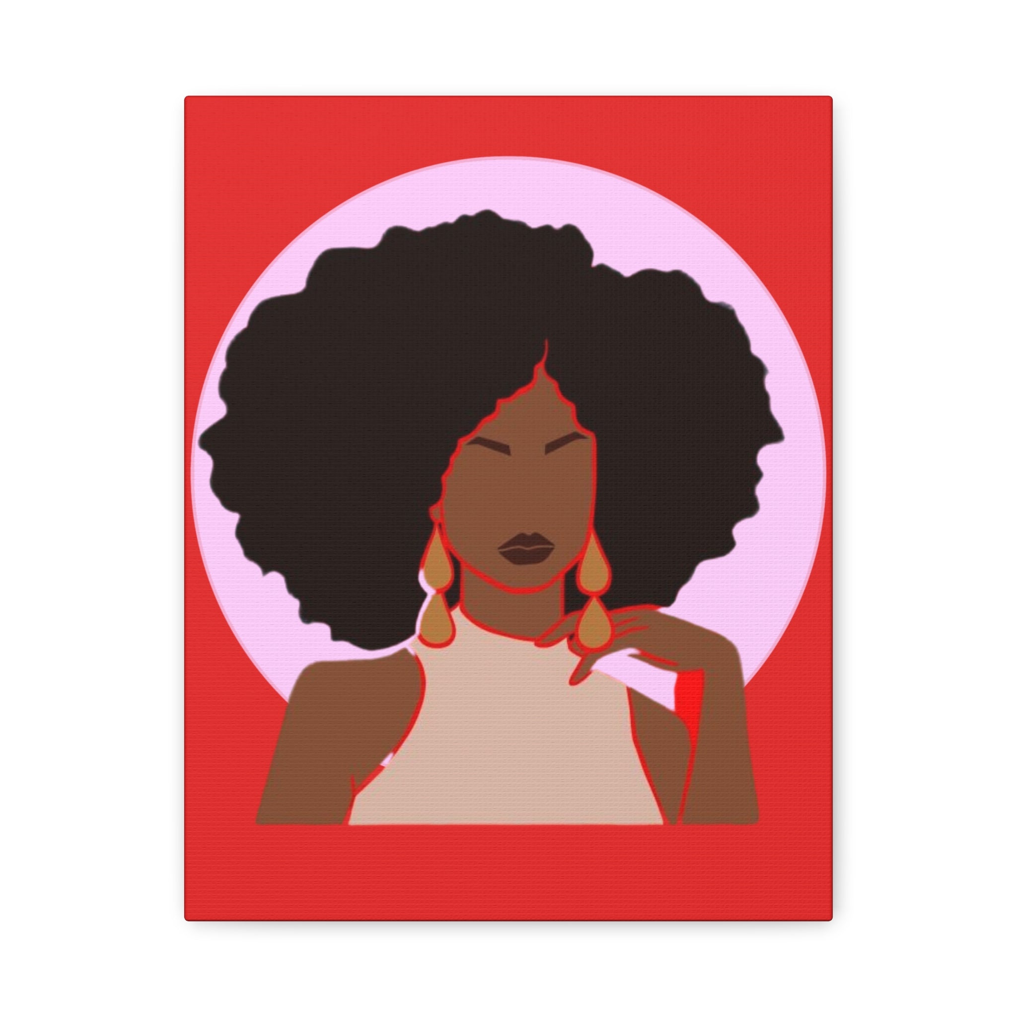 Afro Woman — Art Canvas