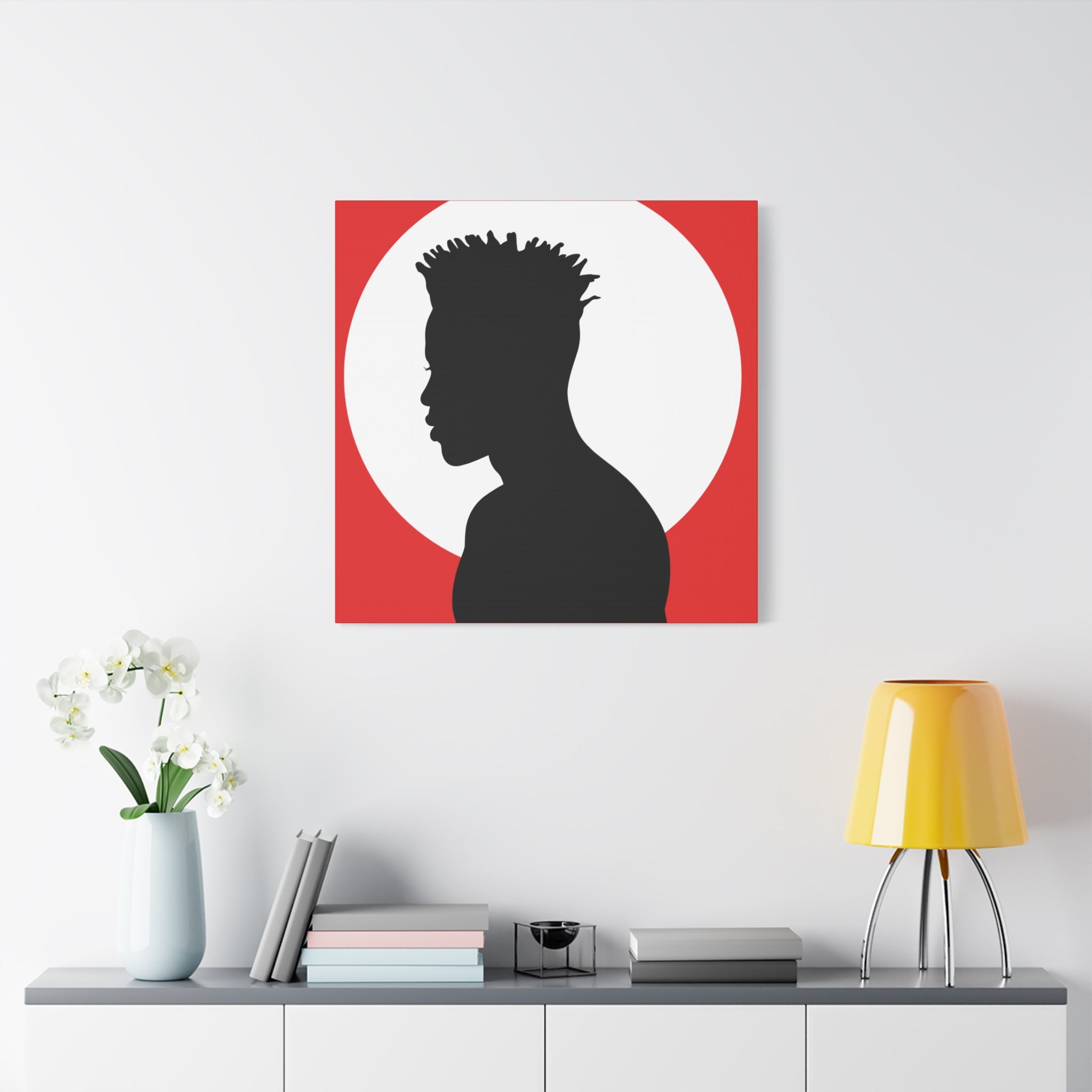 Male Silhouette — Canvas Art