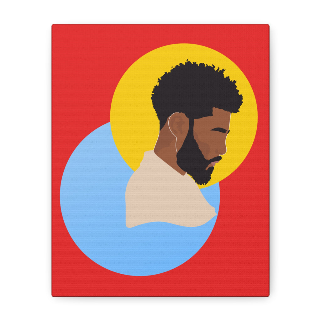 Male Silhouette — Canvas Art