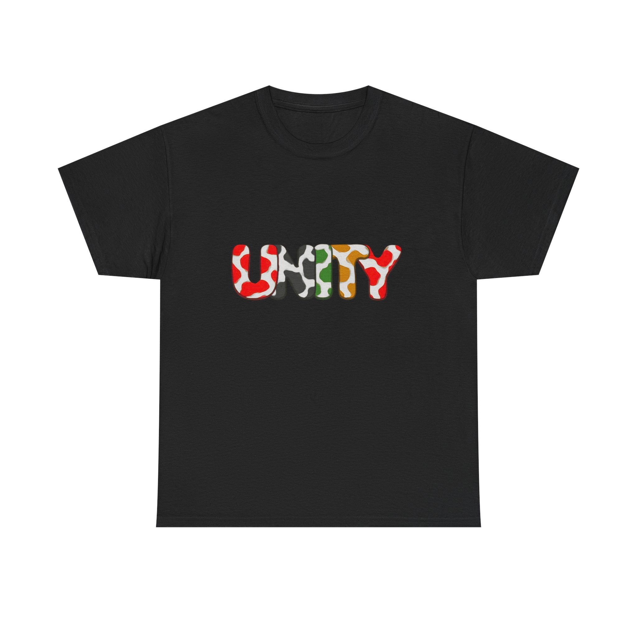 Unity  Colorful Camouflage –Empowerment Tee Shirt