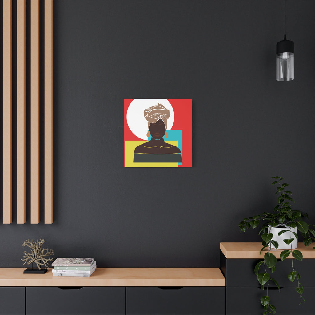 Headwrap Woman — Canvas Art