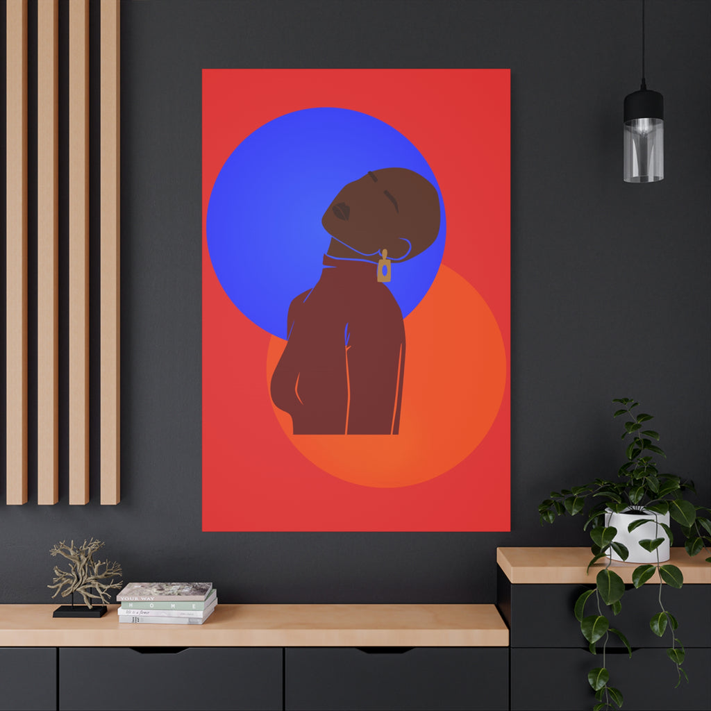 Bold Abstract Woman — Canvas Art
