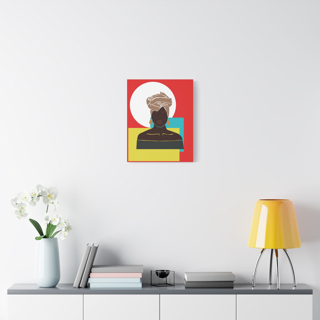Headwrap Woman — Canvas Art