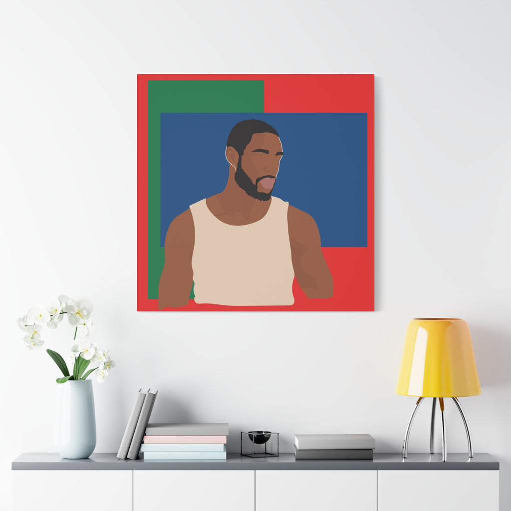 Modern Minimalist Bold Color Block -  Canvas Art