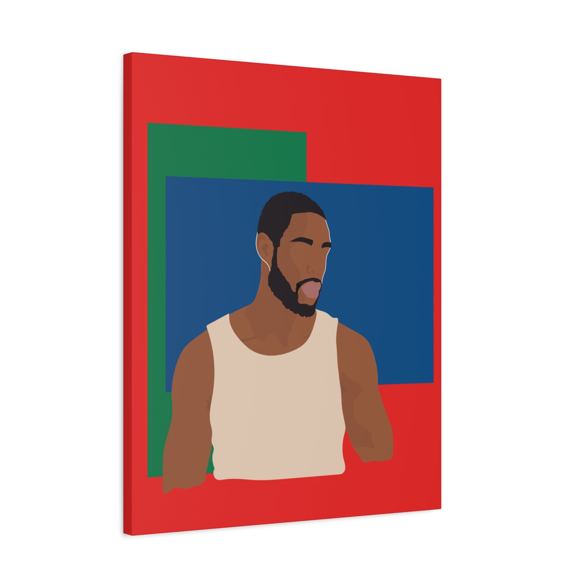 Modern Minimalist Bold Color Block -  Canvas Art
