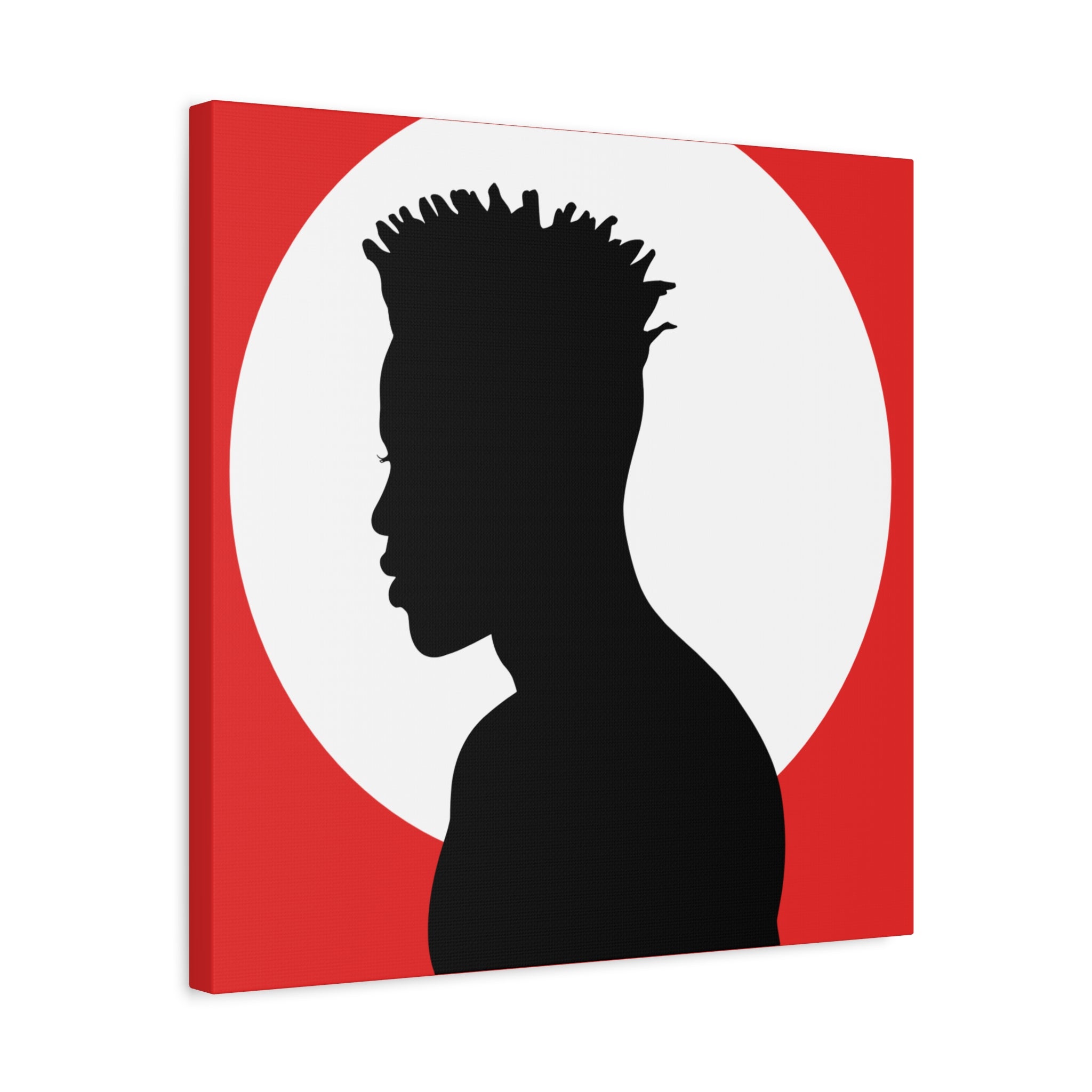 Male Silhouette — Canvas Art