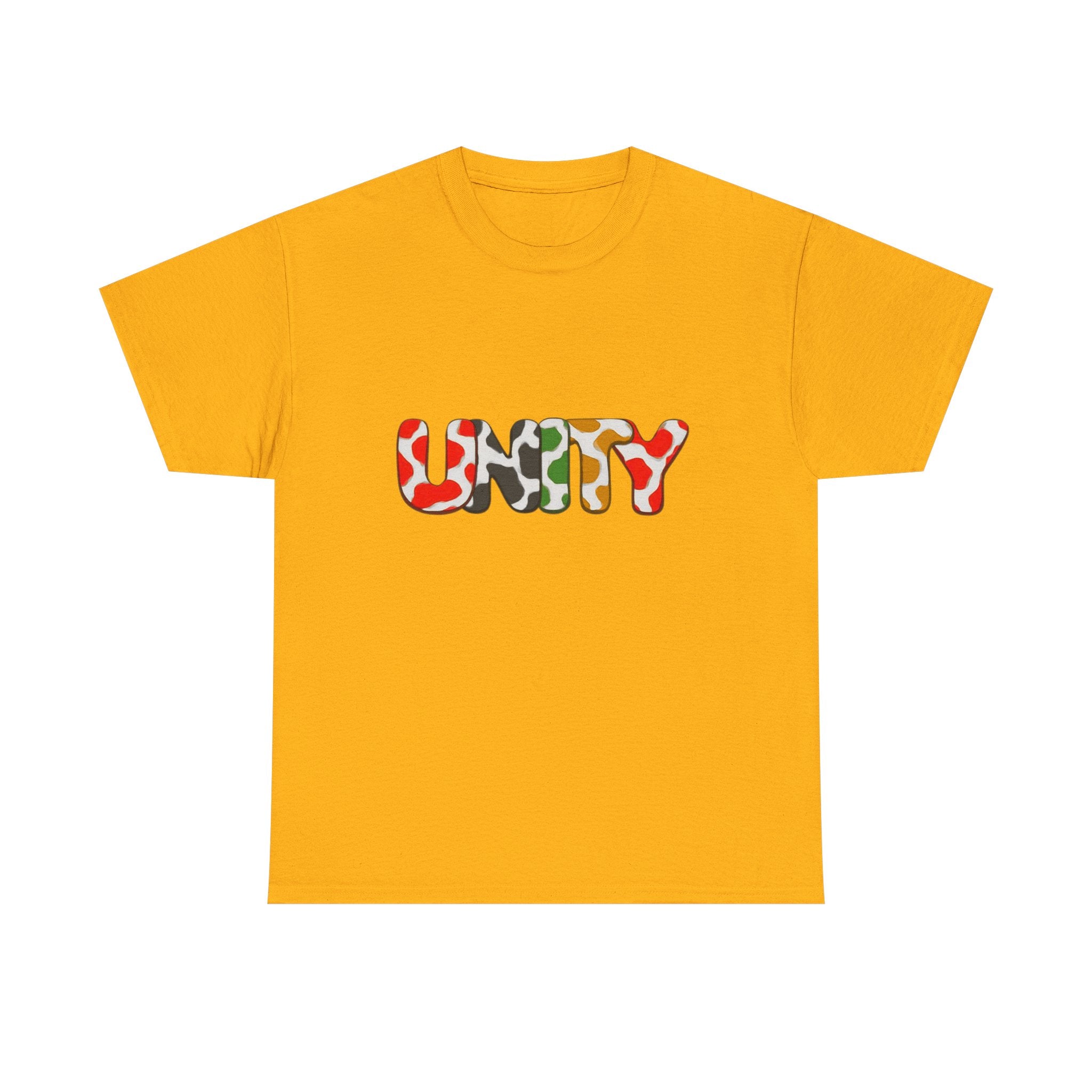 Unity  Colorful Camouflage –Empowerment Tee Shirt