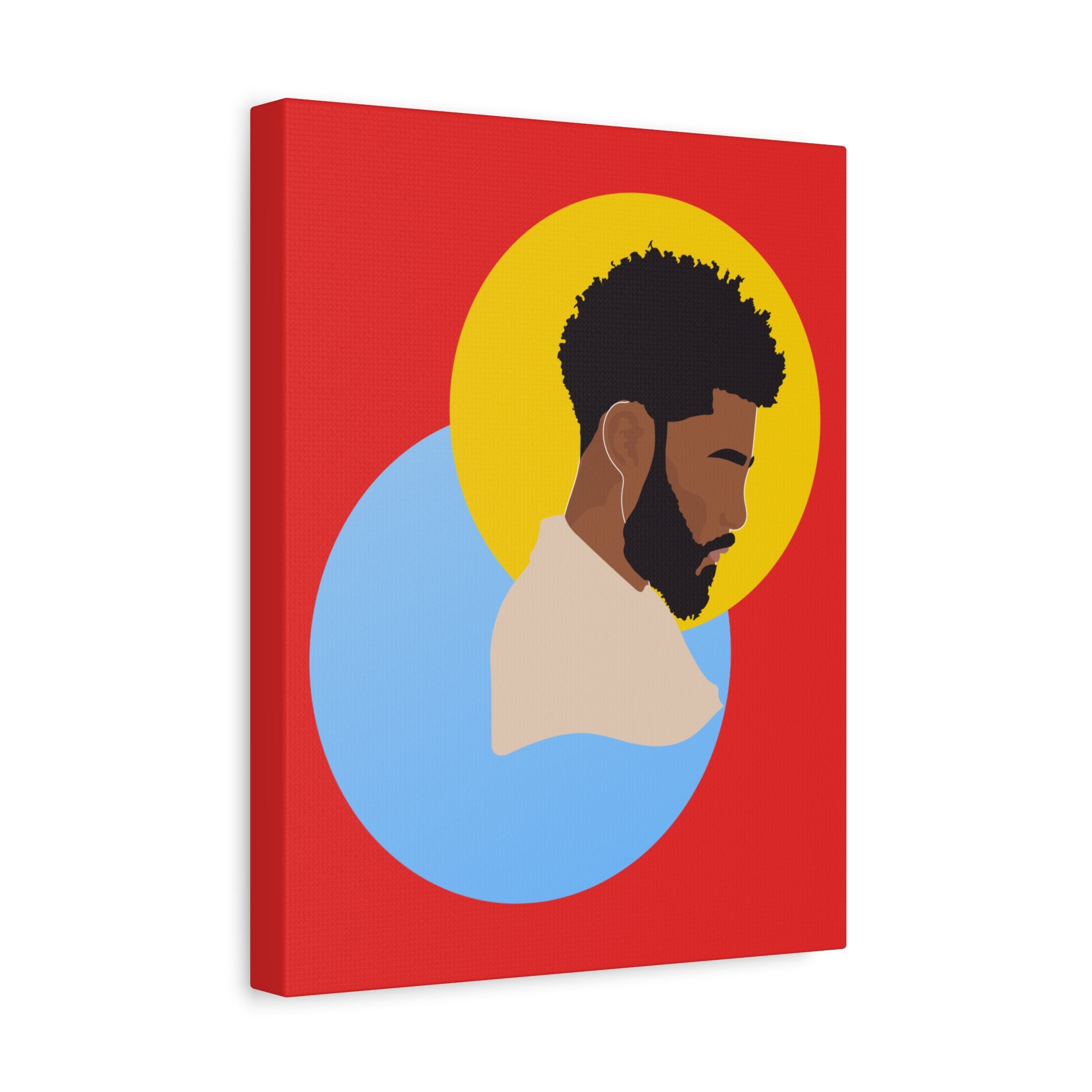 Male Silhouette — Canvas Art