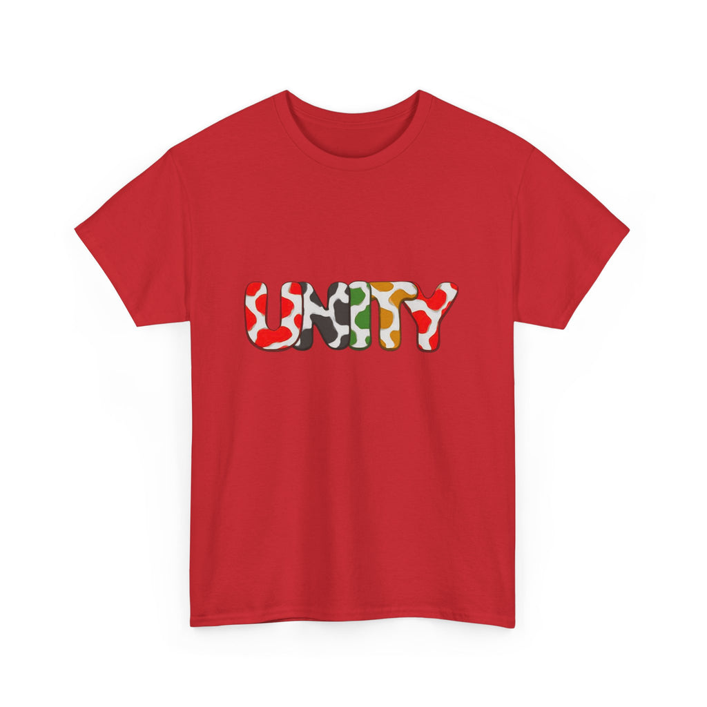 Unity  Colorful Camouflage –Empowerment Tee Shirt