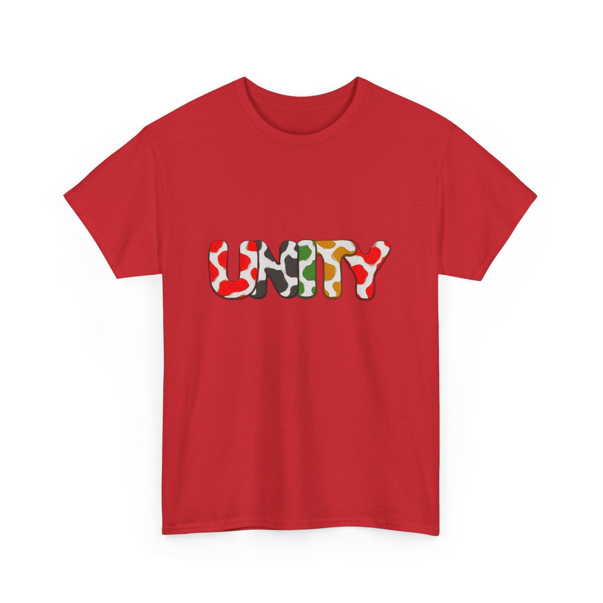 Unity  Colorful Camouflage –Empowerment Tee Shirt