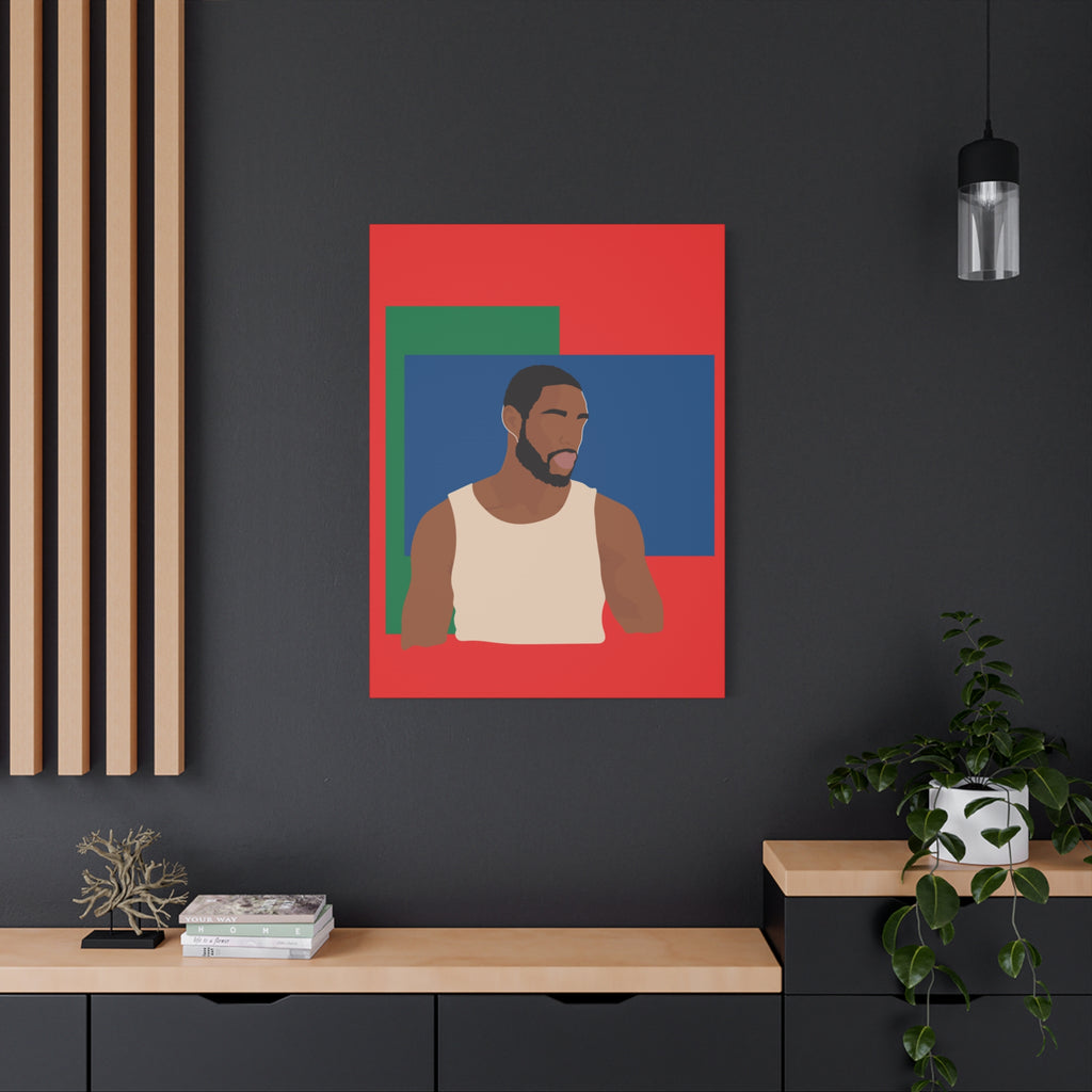 Modern Minimalist Bold Color Block -  Canvas Art