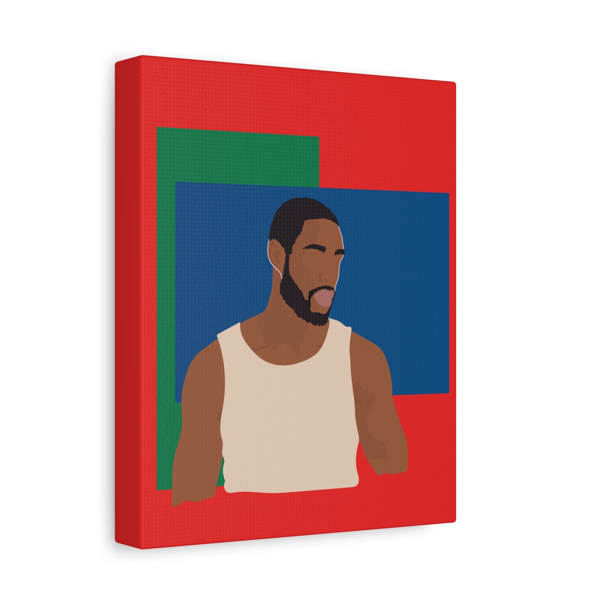 Modern Minimalist Bold Color Block -  Canvas Art