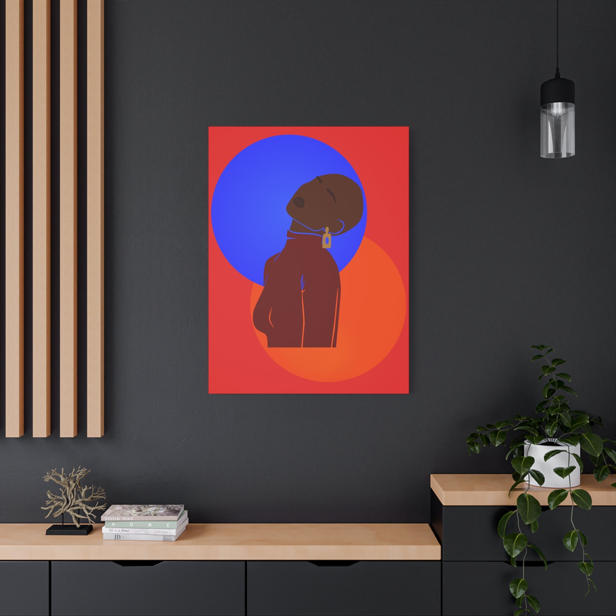 Bold Abstract Woman — Canvas Art