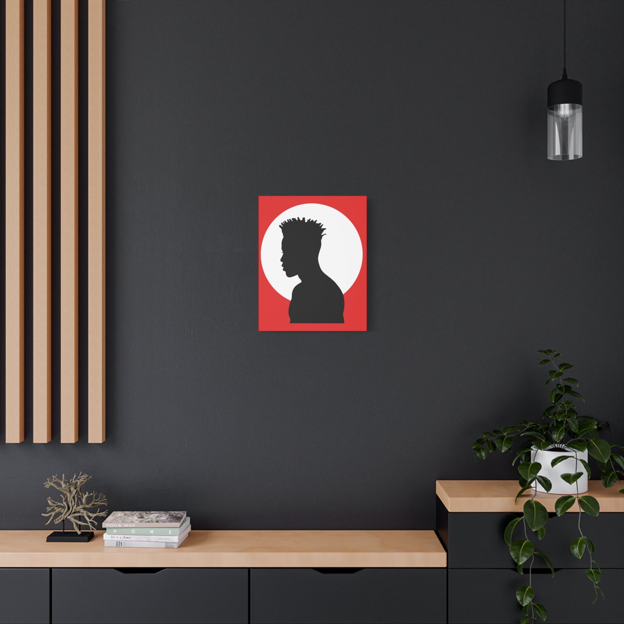 Male Silhouette — Canvas Art